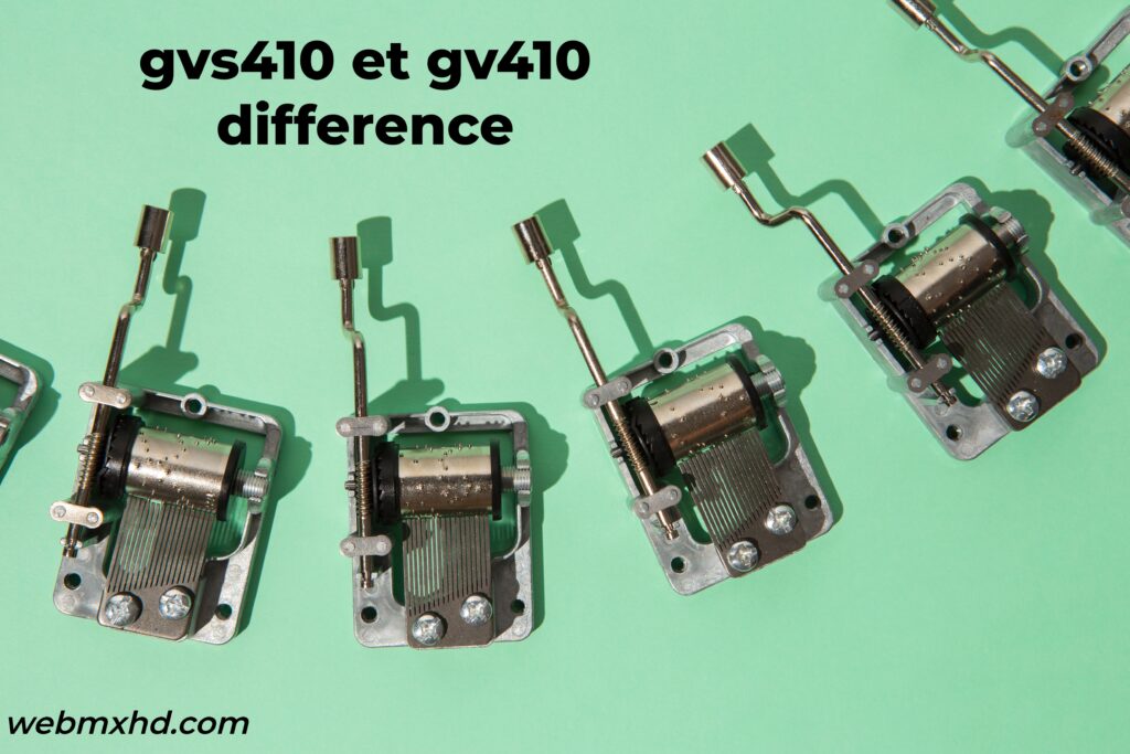 gvs410 et gv410 difference