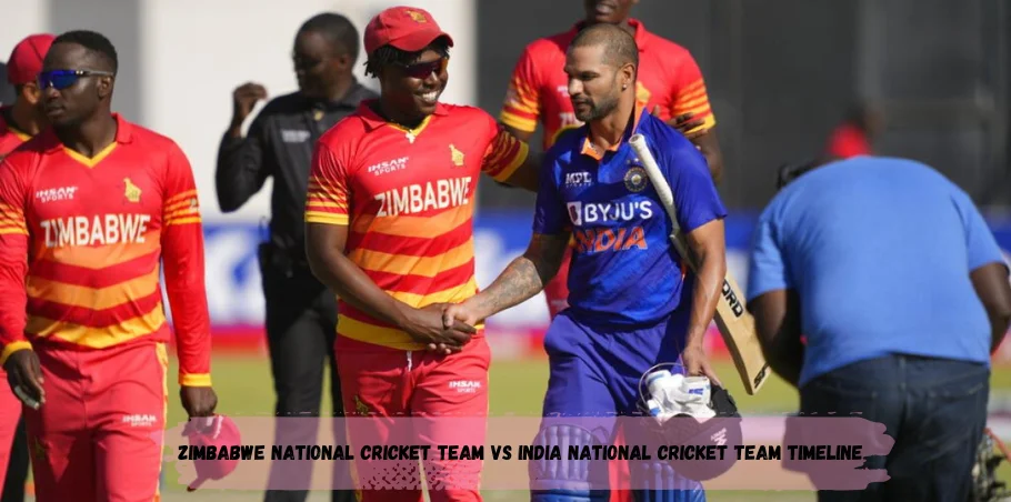 Zimbabwe national cricket team vs india national cricket team timeline